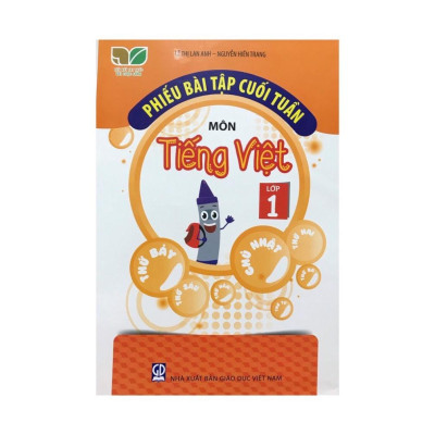 Sách - Phiếu bài tập cuối tuần môn Toán - Tiếng việt lớp 1 - Kết nối tri thức với cuộc sống