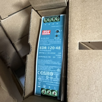 Nguồn DIN Rail EDR-120-24 Meanwell (120W 24V 5A) Hàng chính hãng