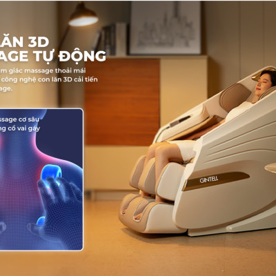 |MUA 1 TẶNG 1| Ghế massage toàn thân GINTELL S3 PLUS SUPER CHAIR + G RELAX EZ | 3 Năm bảo hành chính hãng