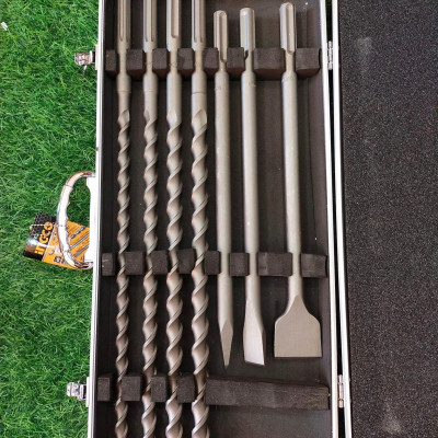 BỘ MŨI KHOAN BÊ TÔNG GÀI SDS MAX VÀ MŨI ĐỤC INGCO AKD5075 - HÀNG CHÍNH HÃNG