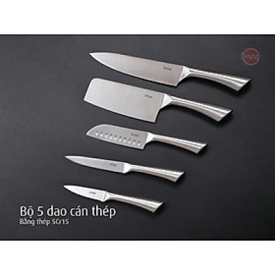 Bộ 5 dao cán thép không gỉ iMat