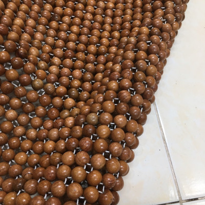 Lót Đàn Ghế Xe Ô Tô Hạt Gỗ Hương Hạt 1.2cm ( hình thật )