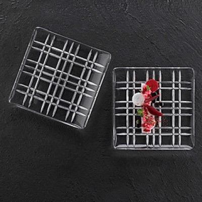 Bộ 2 Đĩa Nachtmann 101909 Square Platte 14cm Hàng Chính Hãng