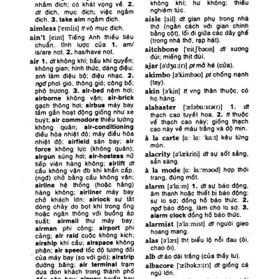 Từ Điển Anh - Việt (287.000 Từ)