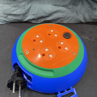 Ổ cắm kéo dài quay tay - cuộn dây kín - kiểu đĩa bay DB52-10AS (mẫu mới 2022) - Hàng chính hãng