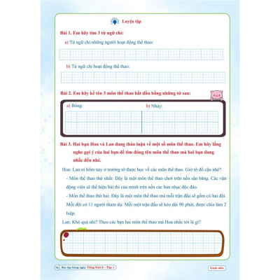 Sách - Combo Bài Tập Hằng Ngày Toán và Tiếng Việt 3 - Tập 1 - Cánh Diều (2 cuốn)