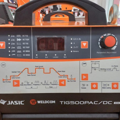 MÁY HÀN TIG 500P ACDC E312 (CHỨC NĂNG TIG/QUE VÀ CHẾ ĐỘ 2T/4T,NGUỒN 380V) JASIC - HÀNG CHÍNH HÃNG