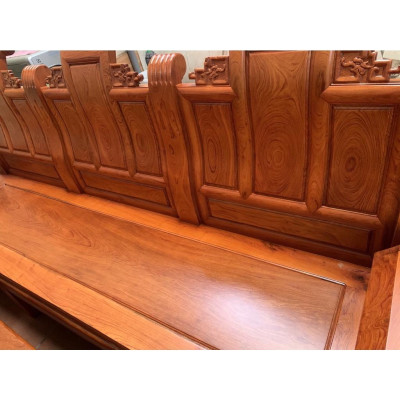 Bàn ghế Âu Á hộp cuốn thư gỗ hương đá