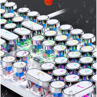 Bàn Phím cơ T-Wolf T75, Blue Switch, USB, LED, 104 Gaming - Hàng chính hãng