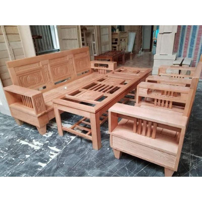 Bộ Ghế Uống Nước Tiếp Khách Làm Bằng Gỗ Tự Nhiên