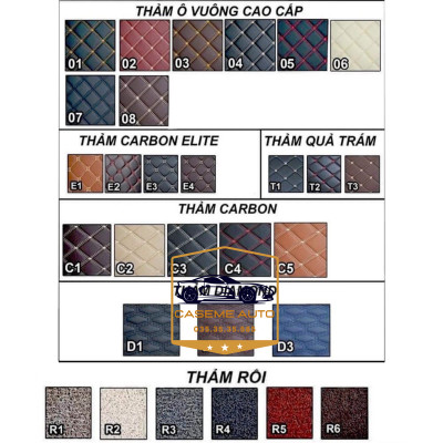 [FORD EVEREST] Thảm Trải Sàn, Lót Sàn Ô Tô 5D 6D Thiết Kế Theo Xe FORD EVEREST 2023 Chống Nước, Không Mùi - MẪU QUẢ TRÁM - Hàng Chính Hãng