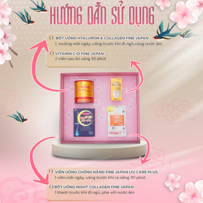 [Quà Tết Nguyên Đán 2024] TẾT ĐONG ĐẦY Fine Japan Thực Phẩm Chức Năng Cho Phụ Nữ