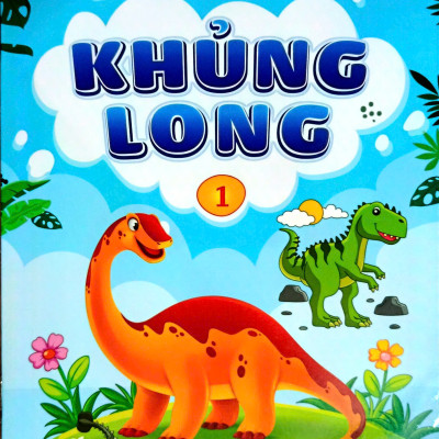 Combo Tô Màu Khủng Long - Bộ 6 Cuốn