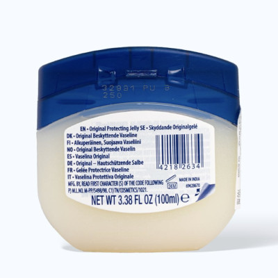 Sáp dưỡng ẩm Vaseline Pure Petroleum Jelly Original (100ml)
