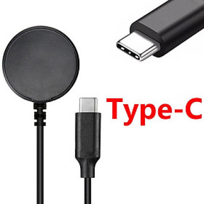 Dock Sạc Dành Cho Samsung Galaxy Watch 8/7/6/5/4/3 Classic / Galaxy Watch Active 1/2 / Galaxy Watch Ultra Cổng Type C - Hàng Nhập Khẩu