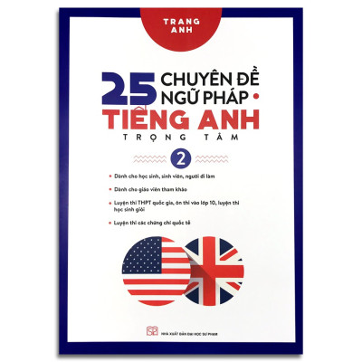 Sách - 25 Chuyên Đề Ngữ Pháp Tiếng Anh Trọng Tâm Tập 2 - 2H Books