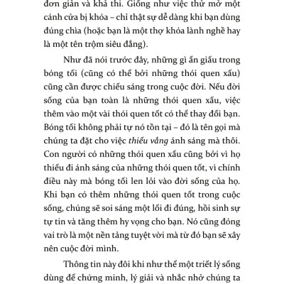 Gieo Thói Quen Nhỏ, Gặt Thành Công Lớn