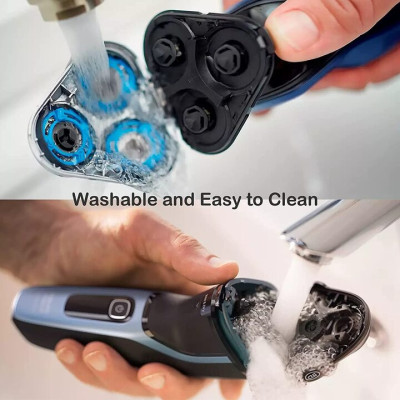 Bộ 3 lưỡi dao cạo râu Philips SH50 tương thích với Serial 5000, AquaTouch, Serial 6000, PowerTouch và HQ71xx, HQ72xx, HQ73xx, HQ77xx, HQ78xx, HQ88xx - HÀNG NHẬP KHẨU