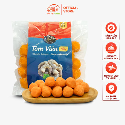 Combo tôm viên 500 gram + bò viên 500 gram Tâm Lợi, loại cao cấp - Giao nhanh trong 3h - 500gr