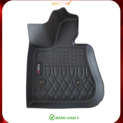 Thảm lót sàn xe ô tô Vinfast VF6 (sd) Nhãn hiệu Macsim chất liệu nhựa TPE cao cấp màu đen