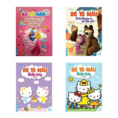 Sách - Bé Tô Màu - Chủ Đề Dành Cho Bé Gái