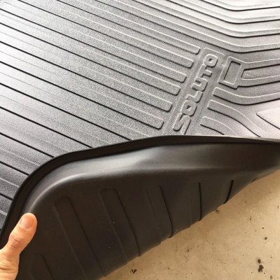 Lót Cốp Nhựa Dẻo Dành Cho Xe Kia SOLUTO 2018-2019 2020 2021 nhựa dẻo chống nước