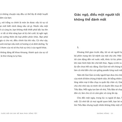 Cuộc Đời Đủ Dài Để Bạn Phải Sống Tốt