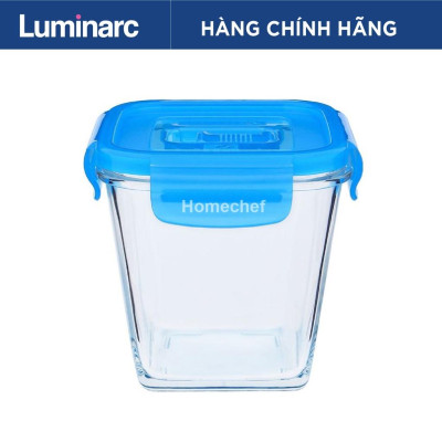 Hộp đựng thực phẩm thủy tinh Luminarc Purebox 75/84cl - J4711/J4712 dùng vi sóng, nắp đậy kín