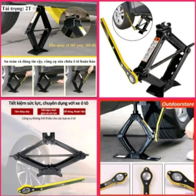 1 BỘ KÍCH NÂNG GẦM XE HƠI ÔTÔ CHỮ A 2 TẤN VỚI TAY QUAY ĐA NĂNG THUẬN TIỆN CHO MỌI NGƯỜI