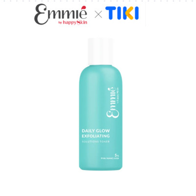 Toner Tẩy Tế Bào Chết Emmie & Cân Bằng Da Daily GlowExfoliating Solutions Toner 5% PHA/NANO AHA 230ml Emmié by HappySkin