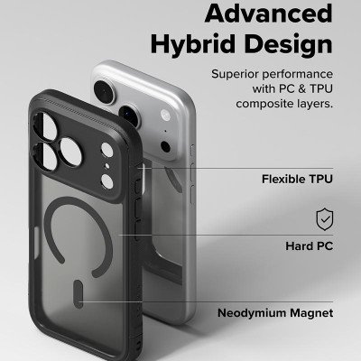 Ốp lưng cho iPhone 17 Pro Max / 17 Pro RINGKE Fusion Bold Magnetic - Hàng Chính Hãng