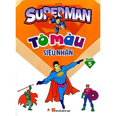 Tô Màu Siêu Nhân Superman Quyển 5