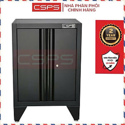 Tủ dụng cụ CSPS 61cm - 00 hộc kéo màu đen kèm chân tủ