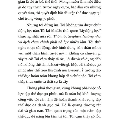Gieo Thói Quen Nhỏ, Gặt Thành Công Lớn