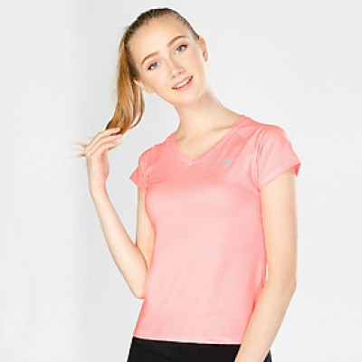 Áo Thể Thao Nữ W Basic V Neck Pink