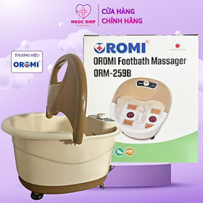 Máy ngâm chân massage OROMI ORM-259B - Bồn mát-xa chân hồng ngoại có sục khí