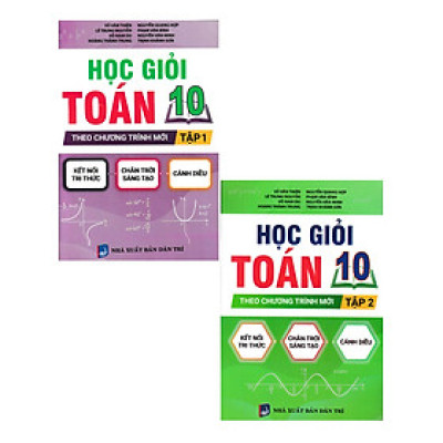 Combo Học Giỏi Toán 10 - Tập 1 + 2 (Theo Chương Trình Mới) (Bộ 2 Cuốn) _KV