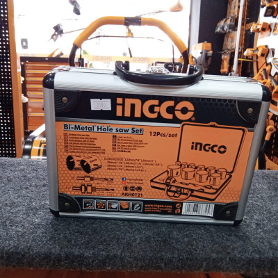 BỘ MŨI KHOÉT KIM LOẠI 12 CHI TIẾT INGCO AKH0121 - HÀNG CHÍNH HÃNG