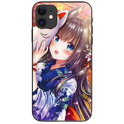 Ốp lưng dành cho Iphone 12 Mini Cô Gái Neko