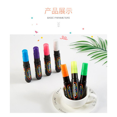 Hộp 6 Cây Bút Lông Màu Dạ Quang BAOKE | MP4902