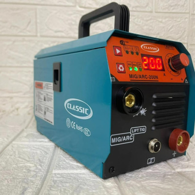 MÁY HÀN MIG KHÔNG DÙNG KHÍ 2 CHỨC NĂNG (KHÔNG DÙNG KHÍ/ HÀN QUE) CLASSIC MIG/ARC-200N - HÀNG CHÍNH HÃNG