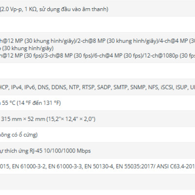 Đầu ghi camera IP 8 kênh HIKVISION DS-7608NXI-K2 Ultra HD 4K 8MP AI nhận diện khuôn mặt ,.-Hàng chính hãng