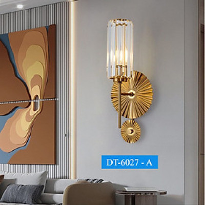 Đèn Trang Trí Gắn Tường Decor DT-6027 - Chao Thủy Tinh - Đui E27 - Tô Điểm Thêm Vẻ Đẹp Cho Ngôi Nhà
