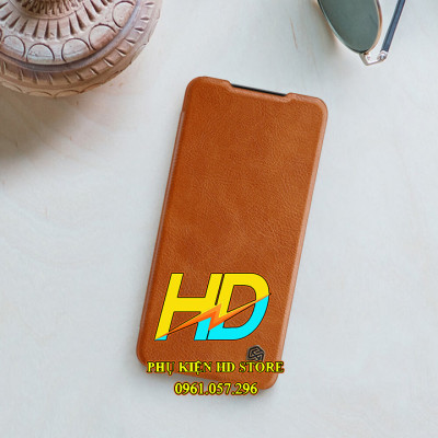 Bao Da Hiệu Nillkin Da Thật Cho Samsung Galaxy S21 FE Cao Cấp Có Ngăn Đựng Thẻ - Hàng Chính Hãng