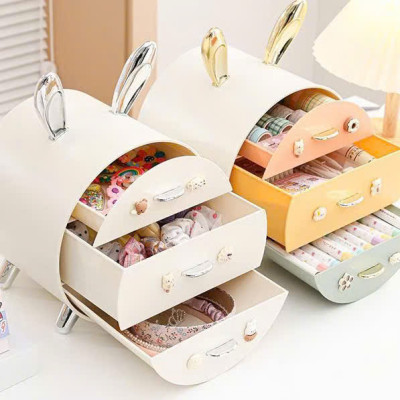 Kệ Đựng Mỹ Phẩm Để Bàn – Tủ Trang Điểm Mini – Hộp Lưu Trữ Nước Hoa & Đồ Make Up - HÀNG CHÍNH HÃNG MINIIN