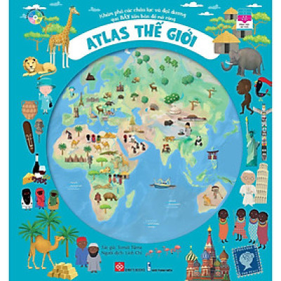 Sách - Khám Phá Các Châu Lục Và Đại Dương Qua Bảy Tấm Bản Đồ Mở Rộng - Đinh Tị Books