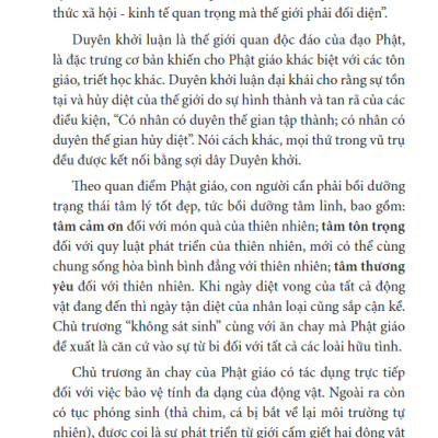 Bảo Vệ Môi Trường - Qua Góc Nhìn Của Tôn Giáo Và Triết Học