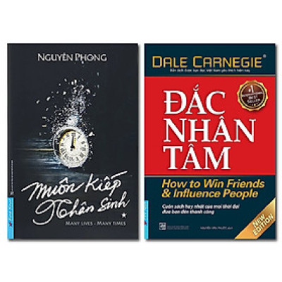 Combo 2 Cuốn Muôn Kiếp Nhân Sinh Tập 1 + Đắc Nhân Tâm (Khổ Lớn)