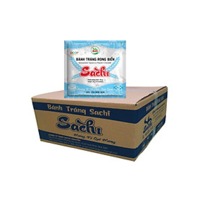 Thùng 50 Gói Loại 45Gram, Bánh Tráng Rong Biển Cao Cấp Nướng Sẵn Sachi