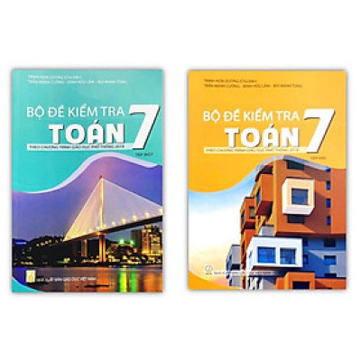 ` Sách - Combo Bộ đề kiểm tra toán 7 - tập 1 + 2 ( theo chương trình giáo dục phổ thông 2018 )